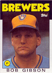 1986 Topps Baseball Cards      499     Bob L. Gibson